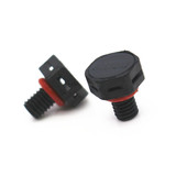 Milvent Plastic M5x0.8 Breather Screw in Protective Air Vent Plug Waterproof and IP68