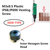 100PCS M4x0.7-4.5 inner hexagon Plastic Venting Screw(1)